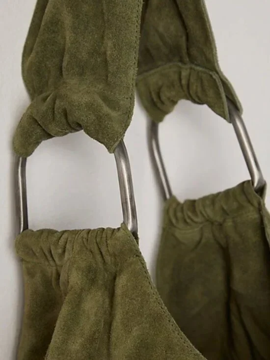 Free People Bobbi Slouch Suede Tote - NWT - Picture 3 of 7